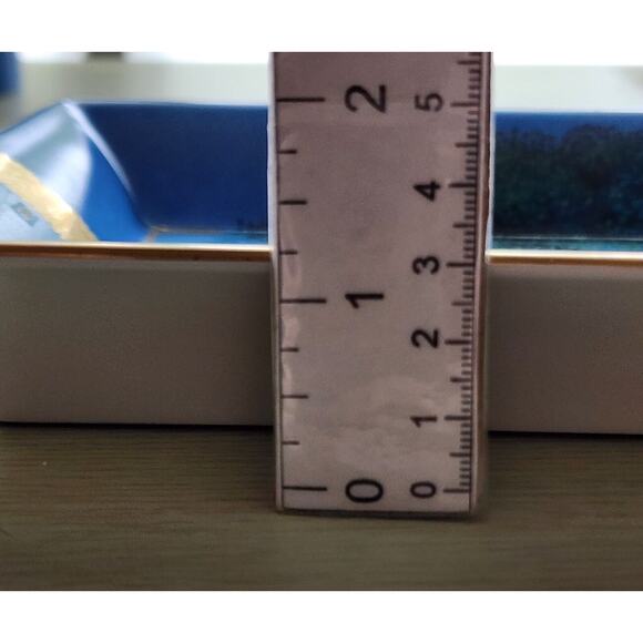 TRINKET DISH-ROSINA WACHTMEISTER-Germany-Blue Gold-Display-Candy-Rare Design - Picture 9 of 10